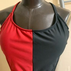 Harley Quinn one piece swimsuit and figure Set